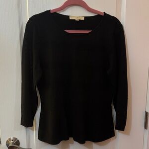 Black Loft Long Sleeve Top